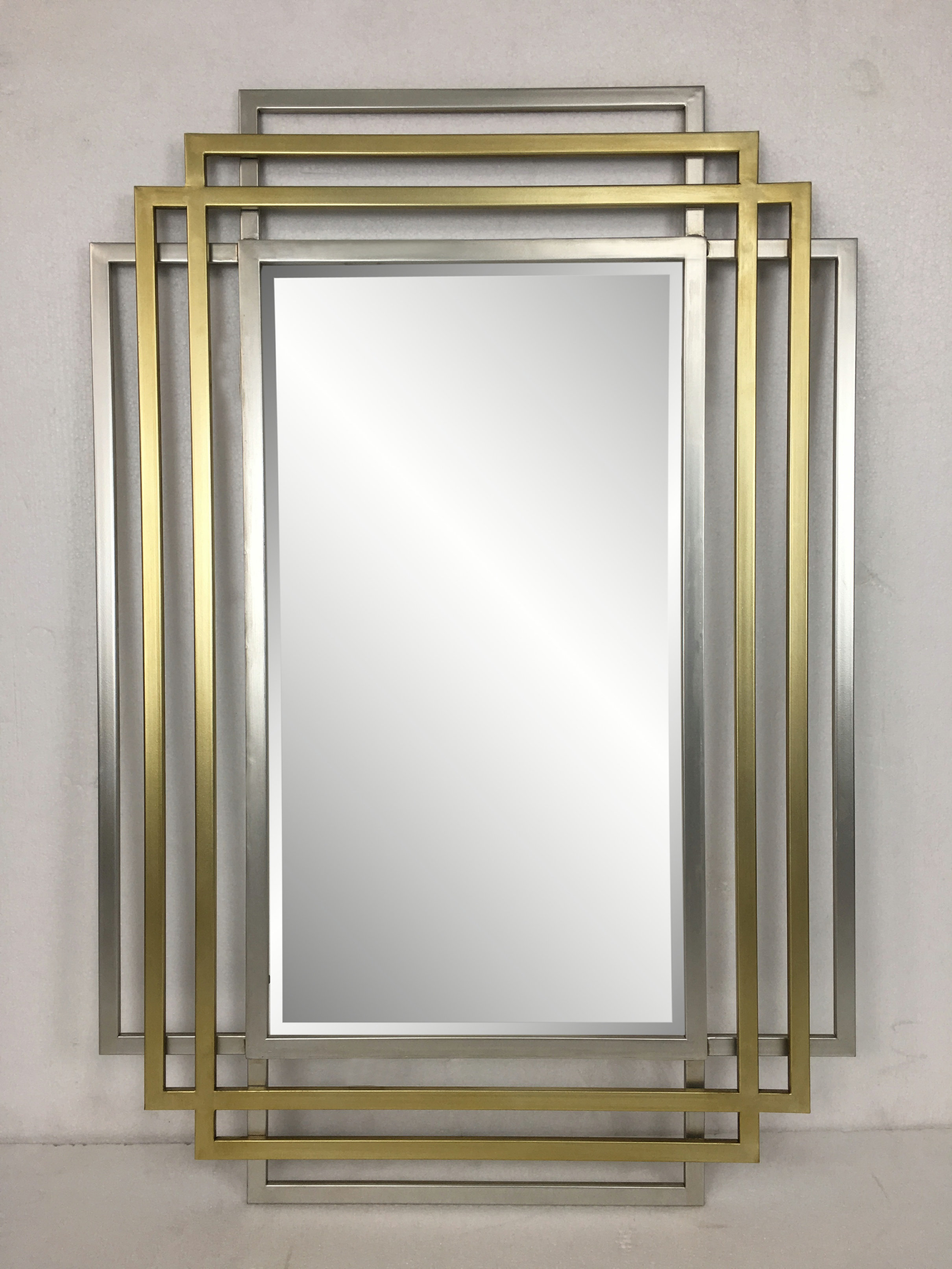 Everly Quinn Metal Flat Wall Mirror Wayfair